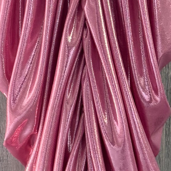 NORMA KAMALI Diana Slip mini Dress in Candy Pink - Picture 5 of 5